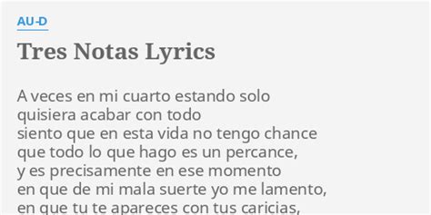 TRES NOTAS .